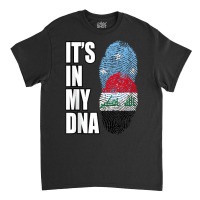 Iraqi And Micronesian Mix Dna Heritage Flag Tank T Classic T-shirt | Artistshot