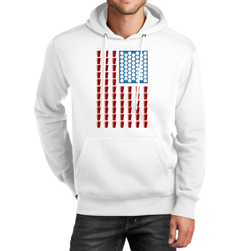 Usa Beer Pong Champ Funny Unisex Hoodie | Artistshot