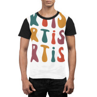 Artist Groovy Retro Colorful Design Graphic Artist Graphic T-shirt | Artistshot