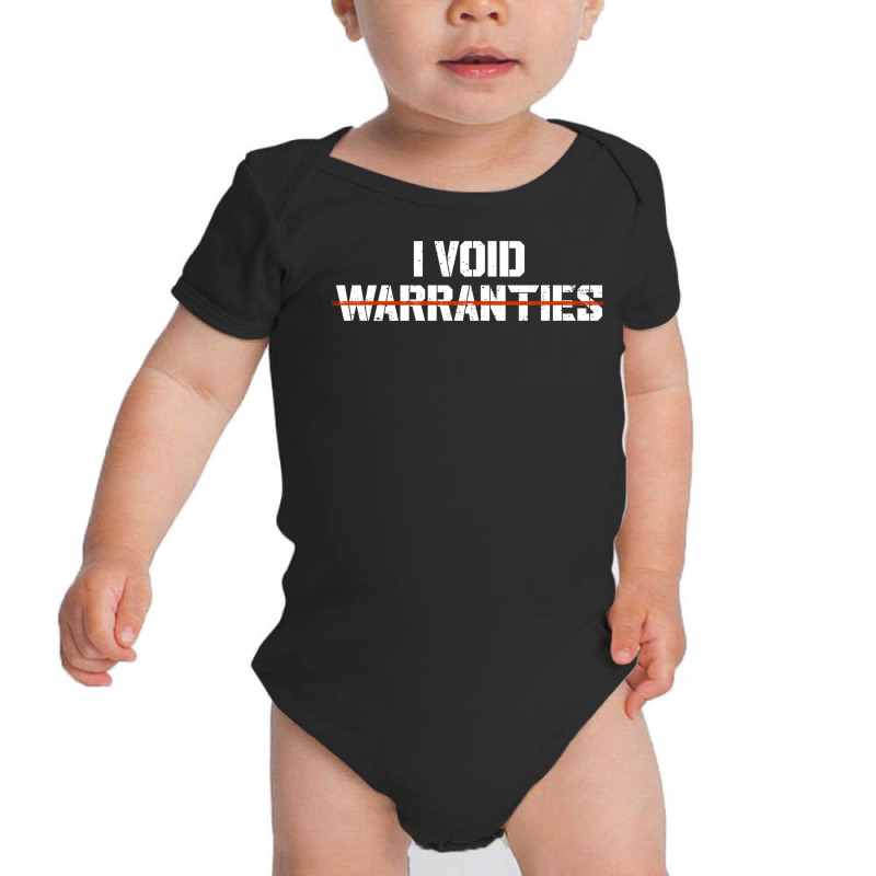 I Void Warranties Mechanic Jokes Funny Auto Repair Humor Quotes Baby Bodysuit by AsopArt | Artistshot