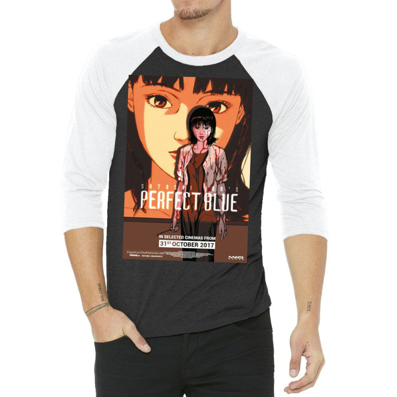 Perfect Blue 3/4 Sleeve Shirt by loraineseria | Artistshot