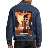 Perfect Blue Men Denim Jacket | Artistshot