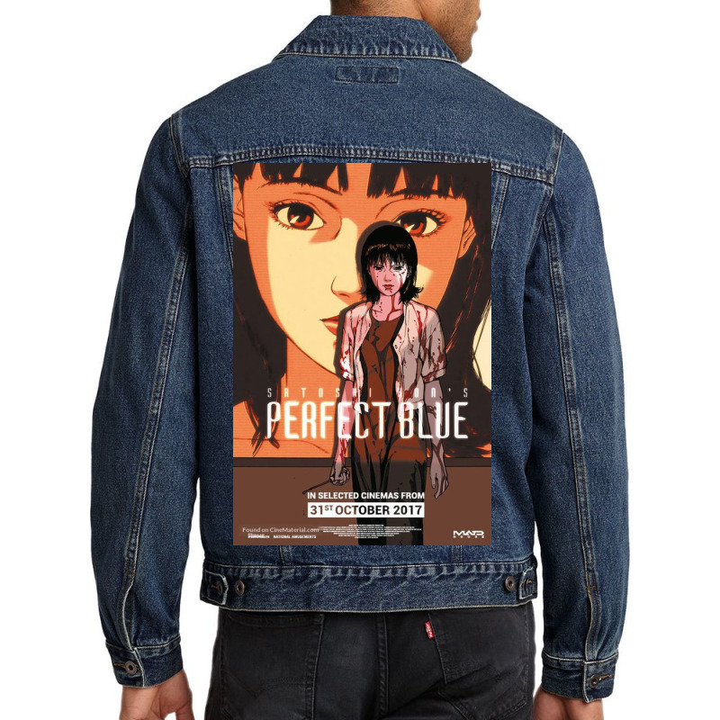 Perfect Blue Men Denim Jacket by loraineseria | Artistshot