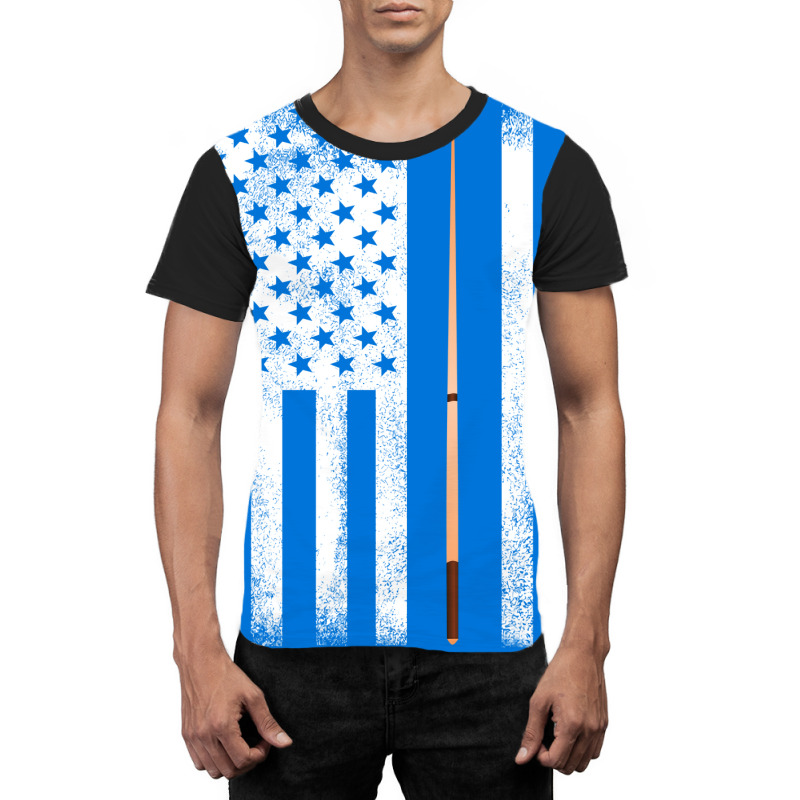 Billiards   Billiards Usa Flag Graphic T-shirt | Artistshot