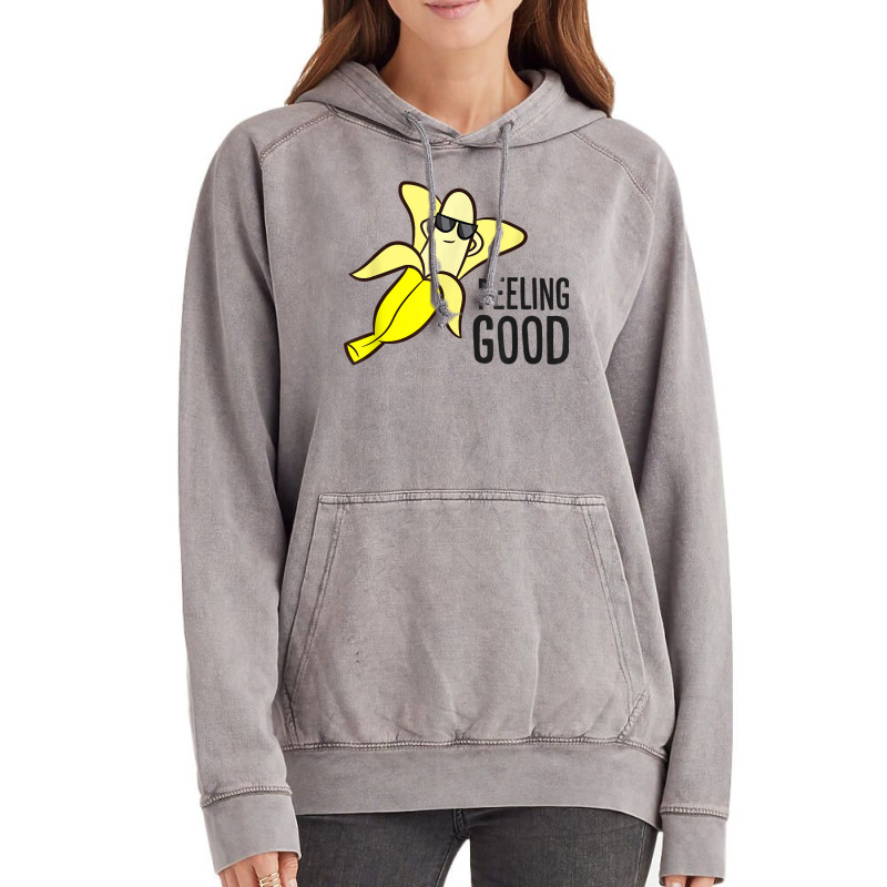 Banana Peeling Good Banana With Sunglasses Love Ba Vintage Hoodie by sudhirka | Artistshot