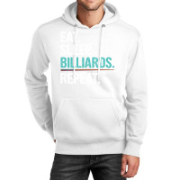 Eat Sleep Billiards Repeat Pool Player Design Unisex Hoodie | Artistshot