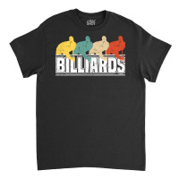 Billiards Pool Vintage Retro Billiards Player Classic T-shirt | Artistshot