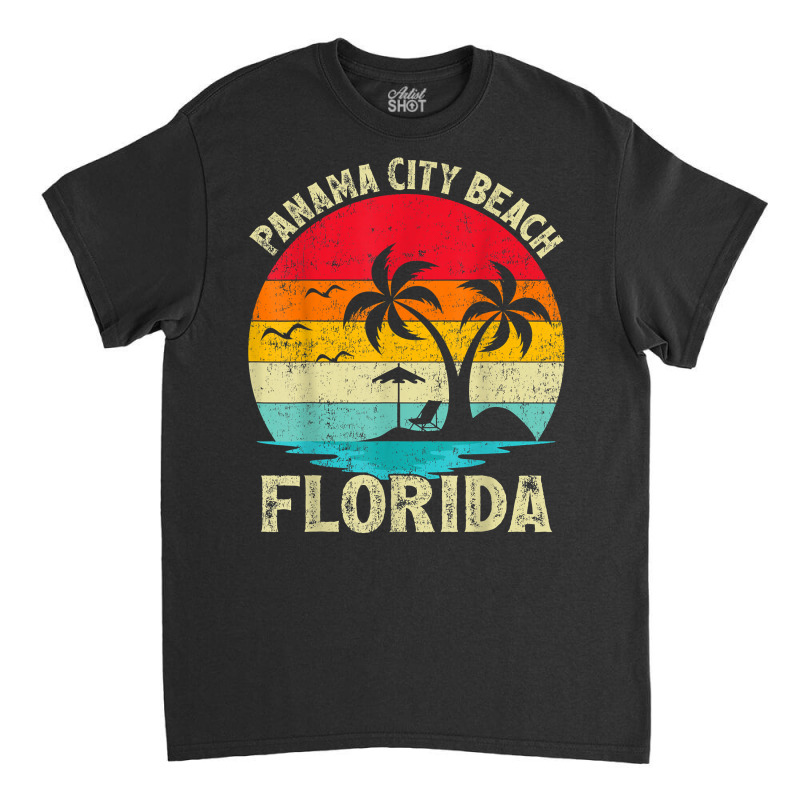 Family Vacation Vintage Retro Florida Panama City Classic T-shirt by genousuv | Artistshot