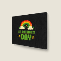 St Patrick's Day Ireland Team St Patricks Day Iris Landscape Canvas Print | Artistshot