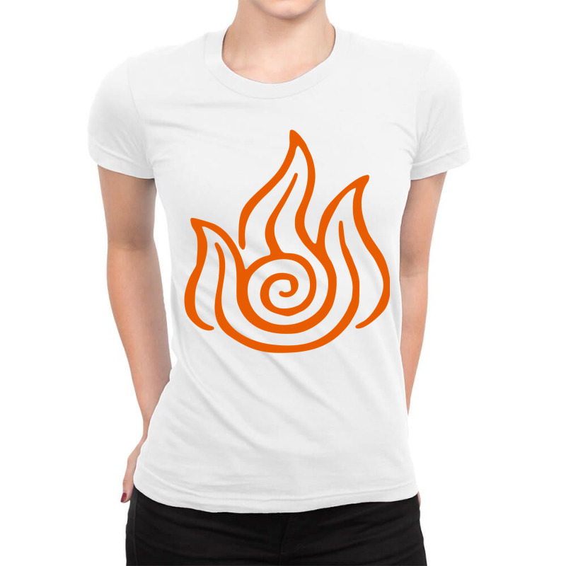 Fire Symbol   Fire Nation Ladies Fitted T-Shirt by vanasasunilan | Artistshot