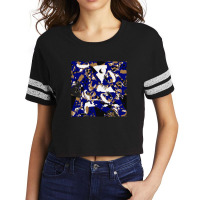 Flock Of Beautiful Birds Birds On A Fanta Funny Stylestic Sky Watercol Scorecard Crop Tee | Artistshot