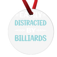 Funny Easily Distracted By Billiards Ornament | Artistshot