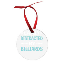 Funny Easily Distracted By Billiards Ornament | Artistshot