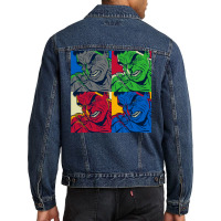 Angry Pop Men Denim Jacket | Artistshot