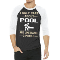 Funny 3 People Pool 3/4 Sleeve Shirt | Artistshot