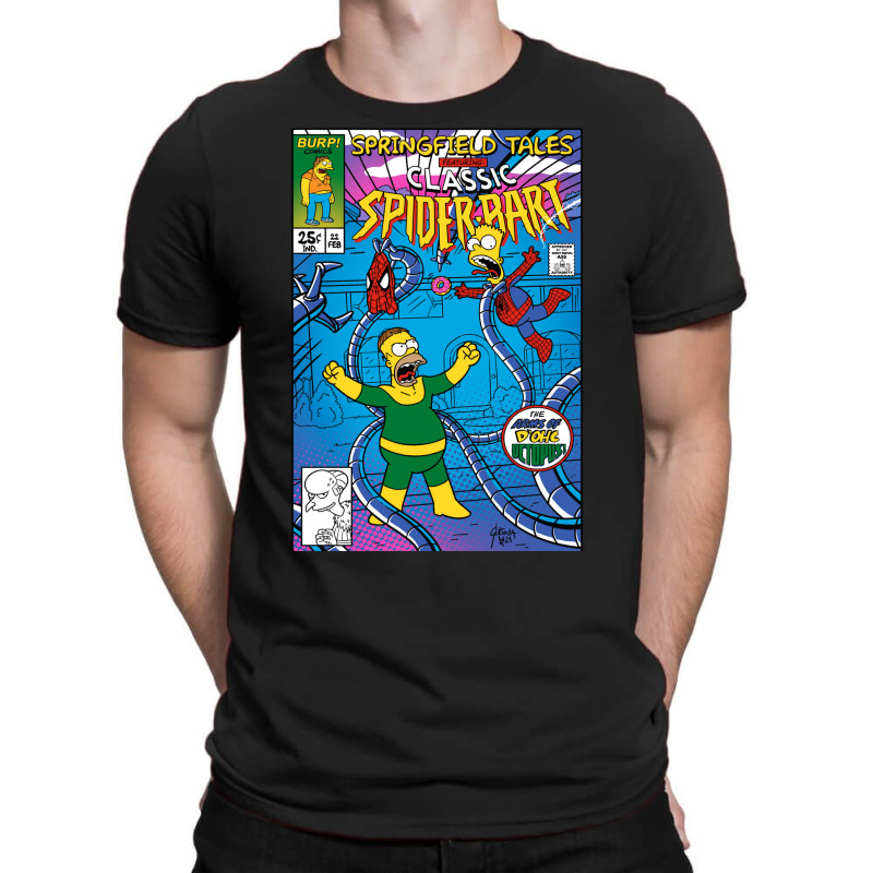 Spider Bart Vs D'ohc Ock T-Shirt by micsikhibinop | Artistshot