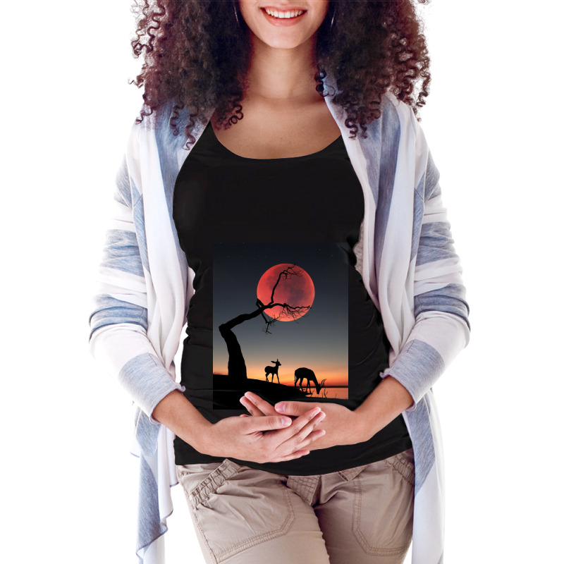 Fullmoon Maternity Scoop Neck T-shirt | Artistshot