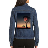 Gazalle Ladies Denim Jacket | Artistshot