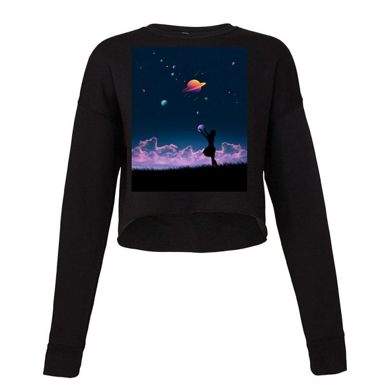 Galaxy Cropped Sweater | Artistshot