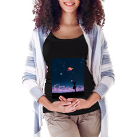 Galaxy Maternity Scoop Neck T-shirt | Artistshot