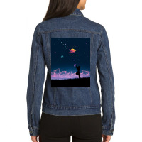 Galaxy Ladies Denim Jacket | Artistshot