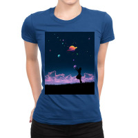 Galaxy Ladies Fitted T-shirt | Artistshot