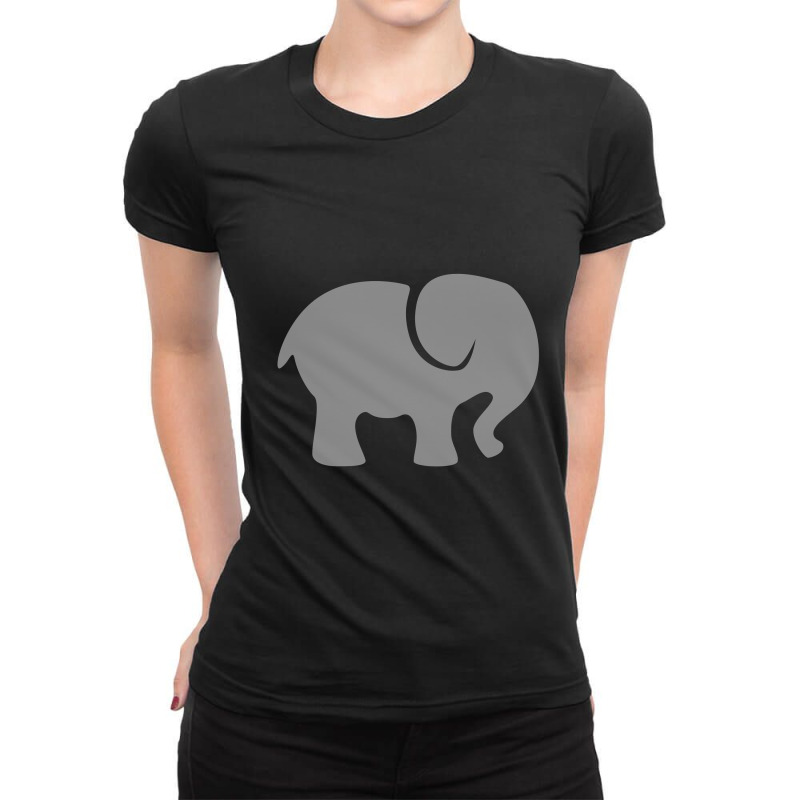 Elephant Cub Ladies Fitted T-shirt | Artistshot