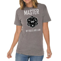 Master Role Playing... My Rules Are Law Vintage T-shirt | Artistshot