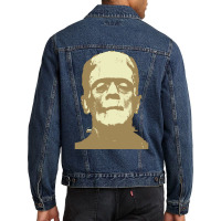 Frankenstein Brown Men Denim Jacket | Artistshot