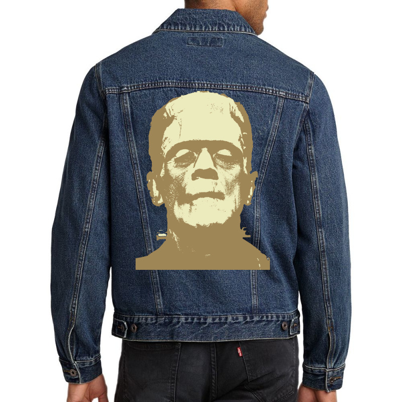 Frankenstein Brown Men Denim Jacket | Artistshot