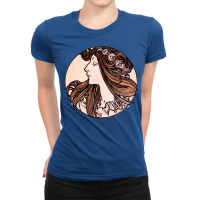 Stained Glass Window For The Facade Of The Fouquet Ladies Fitted T-shirt | Artistshot