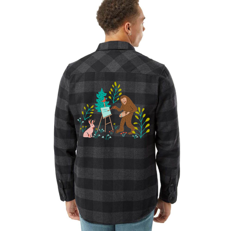 The Creative Sasquatch Nostalgia Flannel Shirt | Artistshot