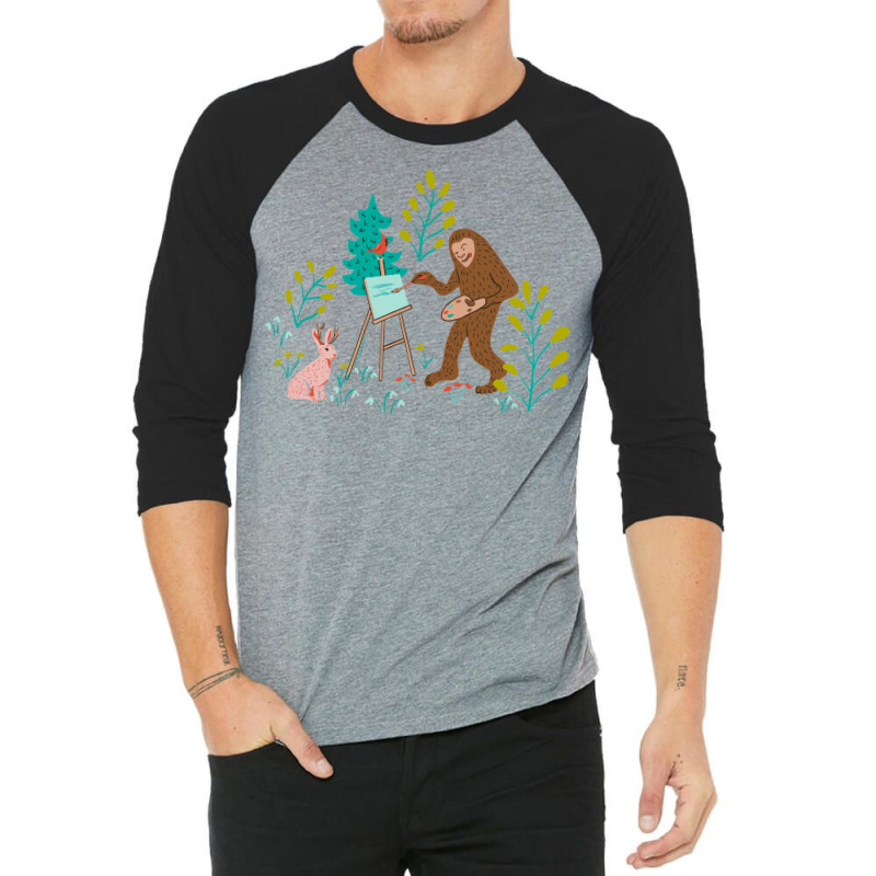 The Creative Sasquatch Nostalgia 3/4 Sleeve Shirt | Artistshot