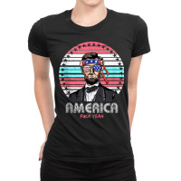 Mens Womens Shirt Lincoln America Fuck Yeah Vintag Ladies Fitted T-shirt | Artistshot