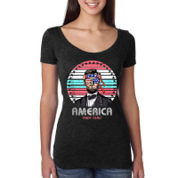 Mens Womens Shirt Lincoln America Fuck Yeah Vintag Women's Triblend Scoop T-shirt | Artistshot