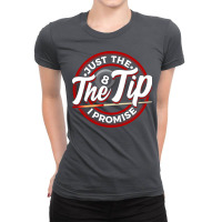 Just The Tip I Promise Funny Pool Billiards Pun Ladies Fitted T-shirt | Artistshot