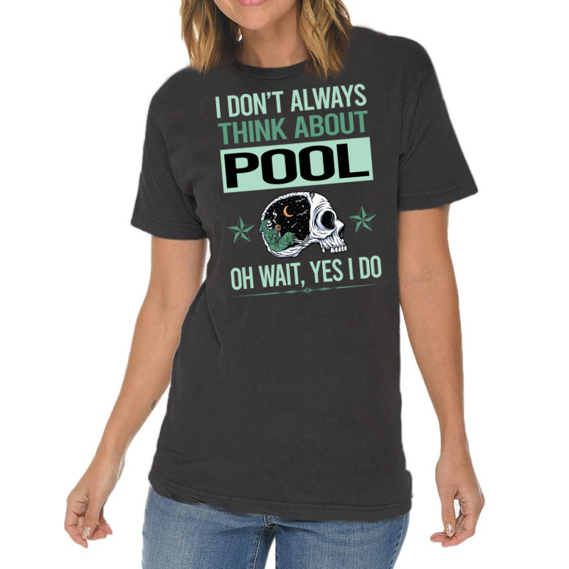 Funny Skeleton Yes I Do Pool Vintage T-shirt | Artistshot