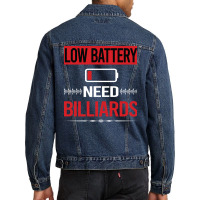 Low Battery Billiards Men Denim Jacket | Artistshot