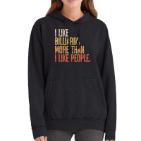 I Like Billiards More Than I Like People Vintage Hoodie | Artistshot