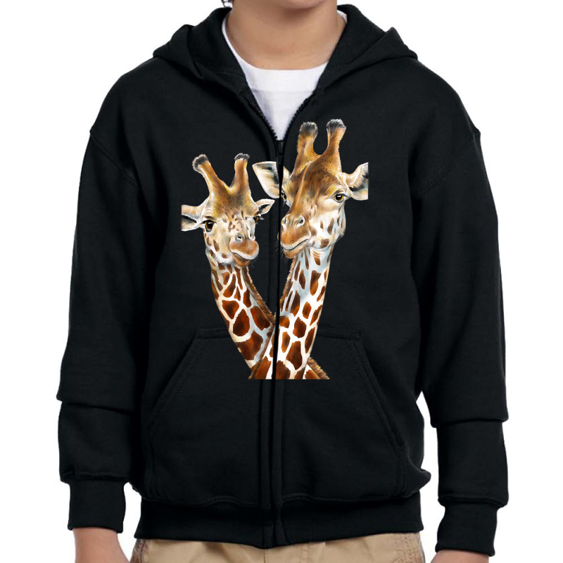 Trending Giraffes (2) Youth Zipper Hoodie by baileyjohn2 | Artistshot