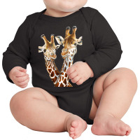 Trending Giraffes (2) Long Sleeve Baby Bodysuit | Artistshot