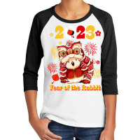 Chinese New Year 2023 Cute Dragon Year Of The Rabb Youth 3/4 Sleeve | Artistshot