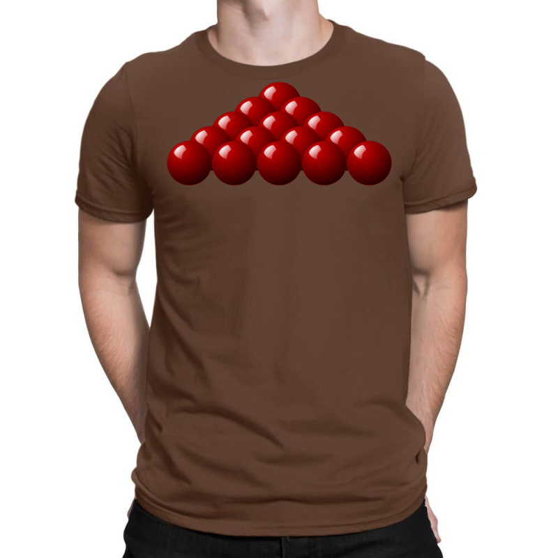 Red Billiards T-shirt | Artistshot