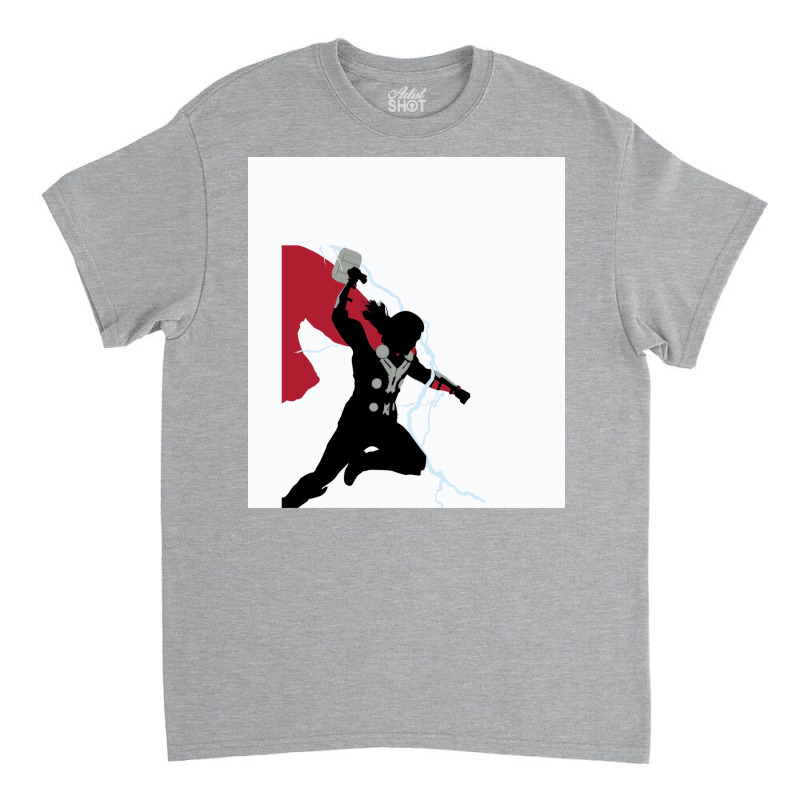 God Of Thunder Classic T-shirt by esenpiscau | Artistshot