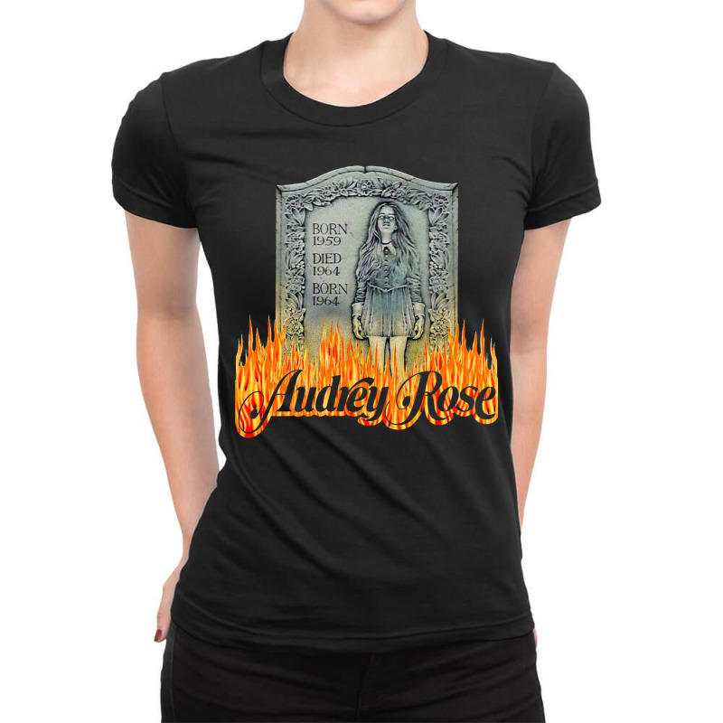 Audrey Rose Headstone Ladies Fitted T-Shirt by nthabyiribono | Artistshot