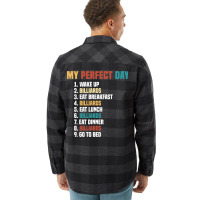 My Perfect Day Pool Billiards Player Flannel Shirt | Artistshot