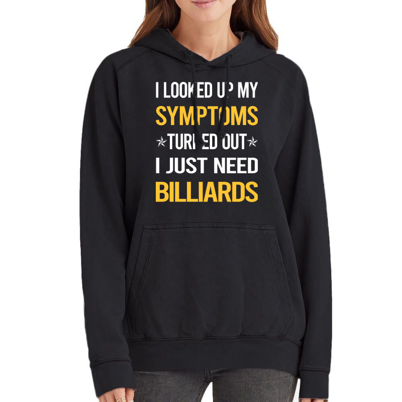 My Symptoms Billiards Vintage Hoodie | Artistshot