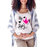 Big Sister Little Sister Gifts Little Brother Gift Maternity Scoop Neck T-shirt | Artistshot