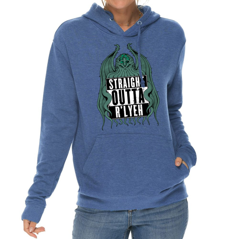 Straight Outta R'lyeh Lightweight Hoodie by micsikhibinop | Artistshot