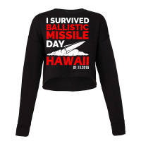 Hawaii Missile Alert T Shirt False Alarm Tee Cropped Sweater | Artistshot